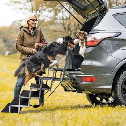 Hundetreppe Auto Klappbar – 6 Stufen, 85kg, 80cm Hoch