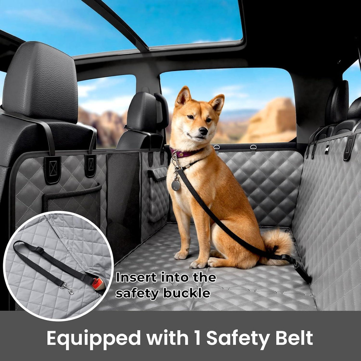 Hundedecke Auto Rückbank – Wasserdicht & Rutschfest für SUV/LKW