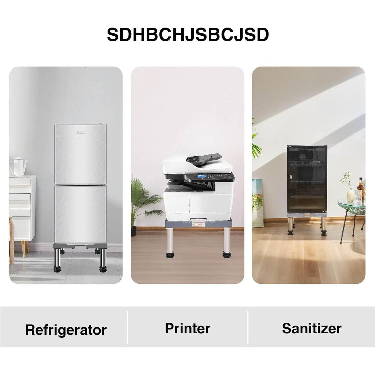 Verstellbarer Kühlschrankunterbau | Höhenverstellbar & Stauraum