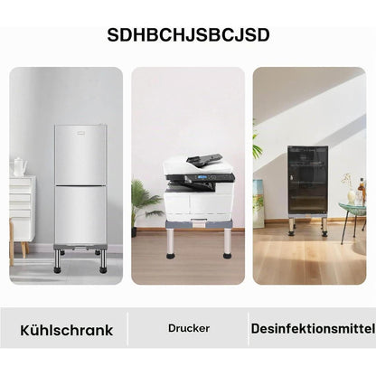 Verstellbarer Kühlschrank-Unterschrank | Höhe 40cm | Grau