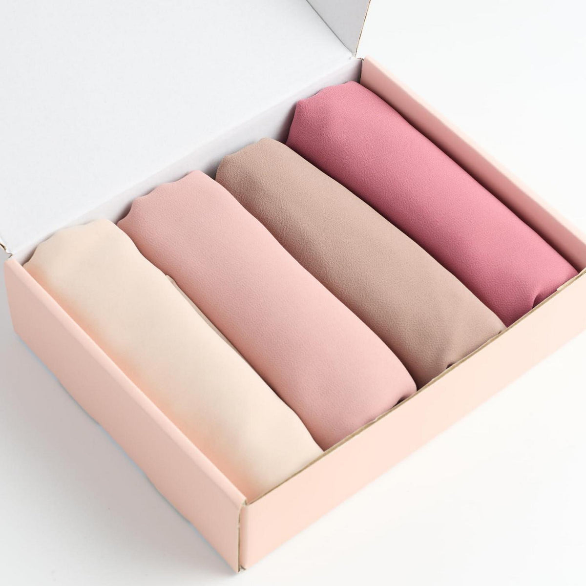 Chiffon Hijab Schal Damen Premium Weich 175x70cm Geschenkbox