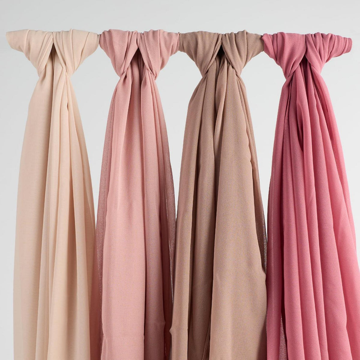 Chiffon Hijab Schal Damen Premium Weich 175x70cm Geschenkbox