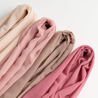 Chiffon Hijab Schal Damen Premium Weich 175x70cm Geschenkbox