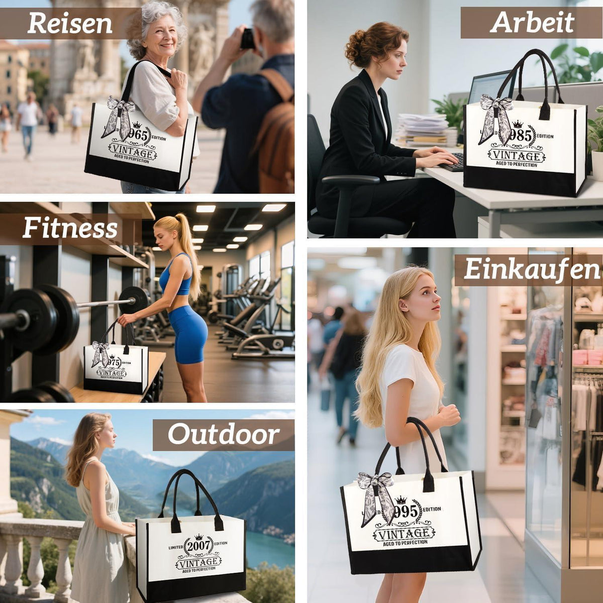 Geschenkset Hebamme mit Tasche & Karte – Dankeschön Geschenk