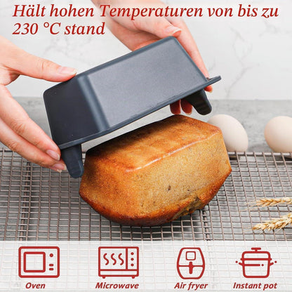Silikon Brotbackform für Heißluftfritteuse – 2er Set