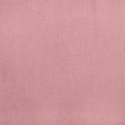 Rosa Samt U-Form Wohnlandschaft Couch mit Eckigen Armlehnen
