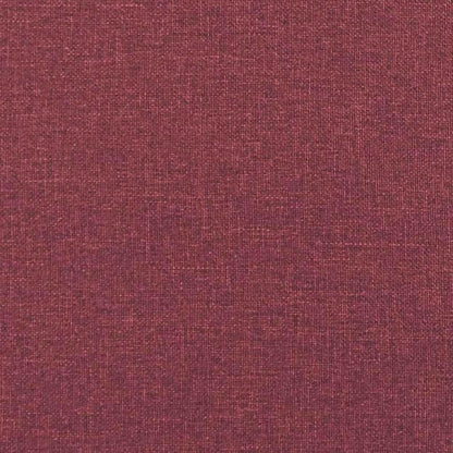 Modernes Cord Polstersofa Weinrot 250x188x76 cm