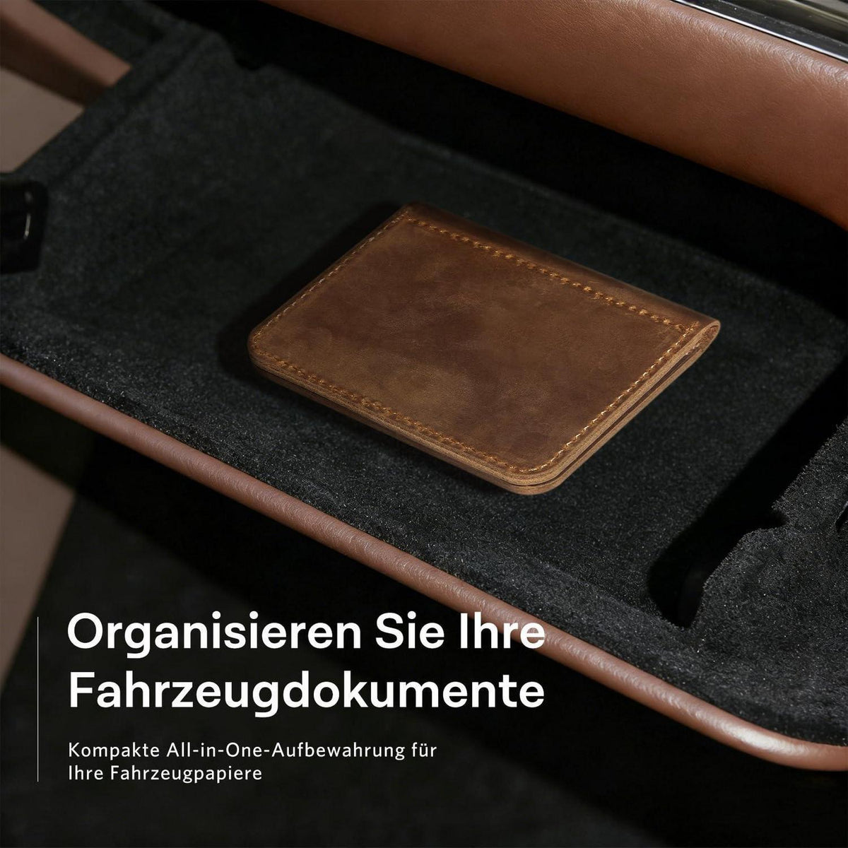 Hülle für Fahrzeugschein & Versicherung – Kompakt & Sicher in Lederoptik
