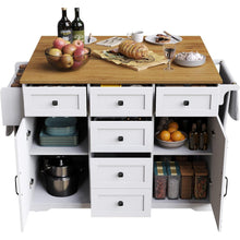 Klappbarer Servierwagen mit Stauraum – Weiß & Modern