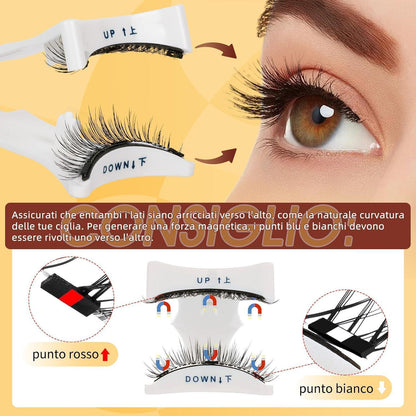 Magnetische Wimpern Set mit Applikator – Natürlicher Look für Anfänger