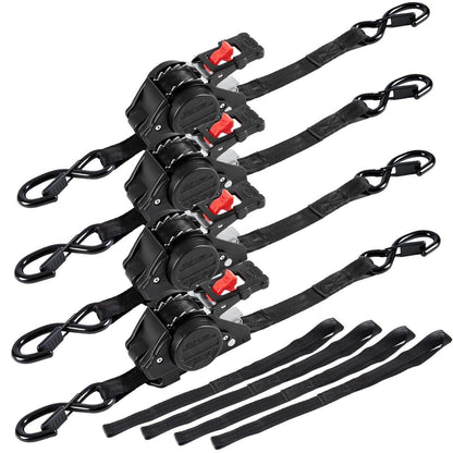 Automatischer Spanngurt-Set (4 Stück) – 3m x 25mm, EN 12195-2