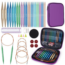 Austauschbares Rundstricknadel Set mit Zubehör – 13 Paar Nadeln
