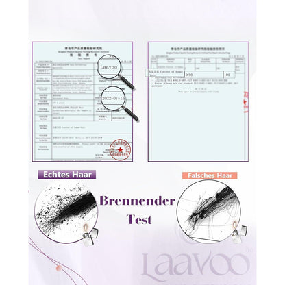 Echthaar Zopf Extension Schwarz 30cm Remy Pferdeschwanz