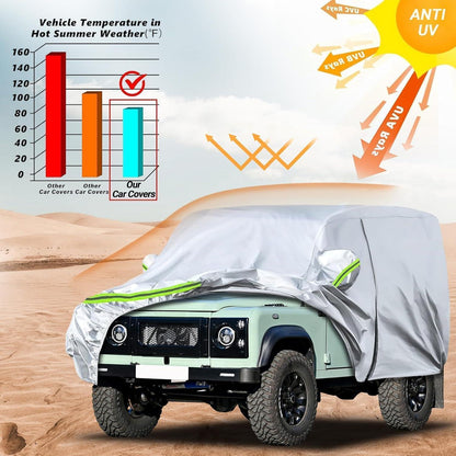 Wasserdichte Autoabdeckung für Land Rover Defender 90 (1990-2016)