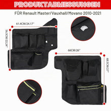 Scheunentor-Organizer für Renault Master/Vauxhall/Movano 2010-2021
