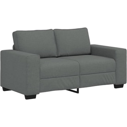 2-Sitzer Schlafsofa Dunkelgrau – Bequemes Klappsofa für Wohnzimmer