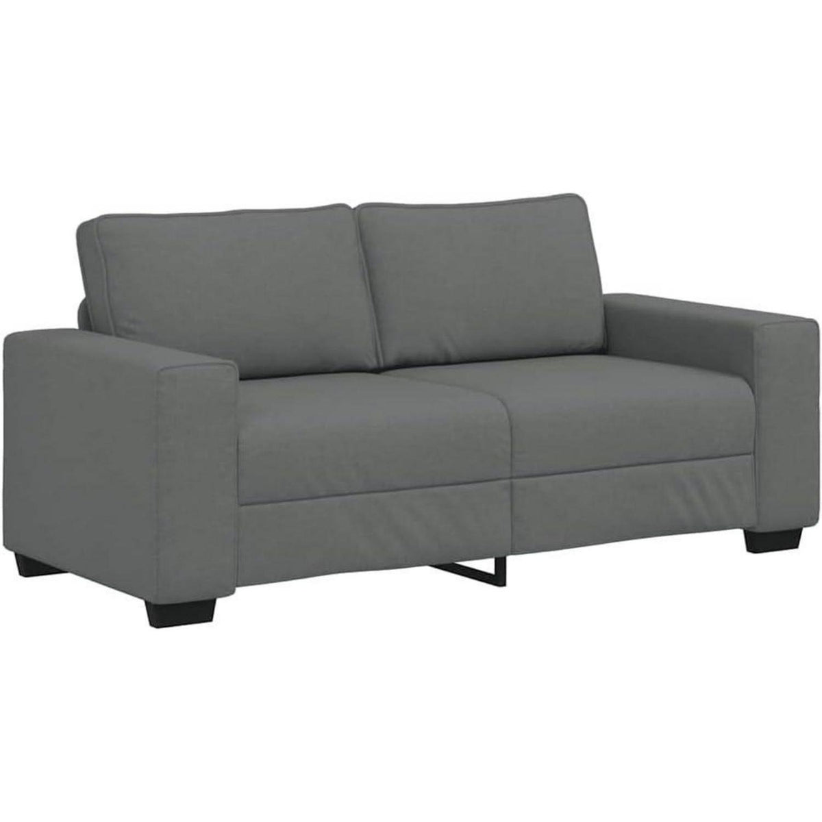 Klappsofa mit Schlaffunktion – Dunkelgrau, 140 cm
