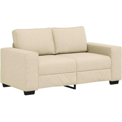 Bequemes 2-Sitzer Sofa im Modern-Stil, Creme