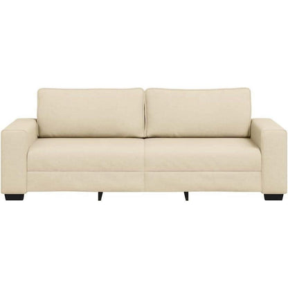 Bequemes 3-Sitzer Sofa im Modern-Stil, Creme 180cm