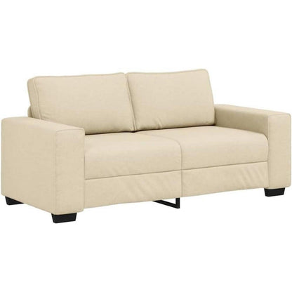 Bequemes 2-Sitzer Sofa im Modern-Stil, Creme 140cm