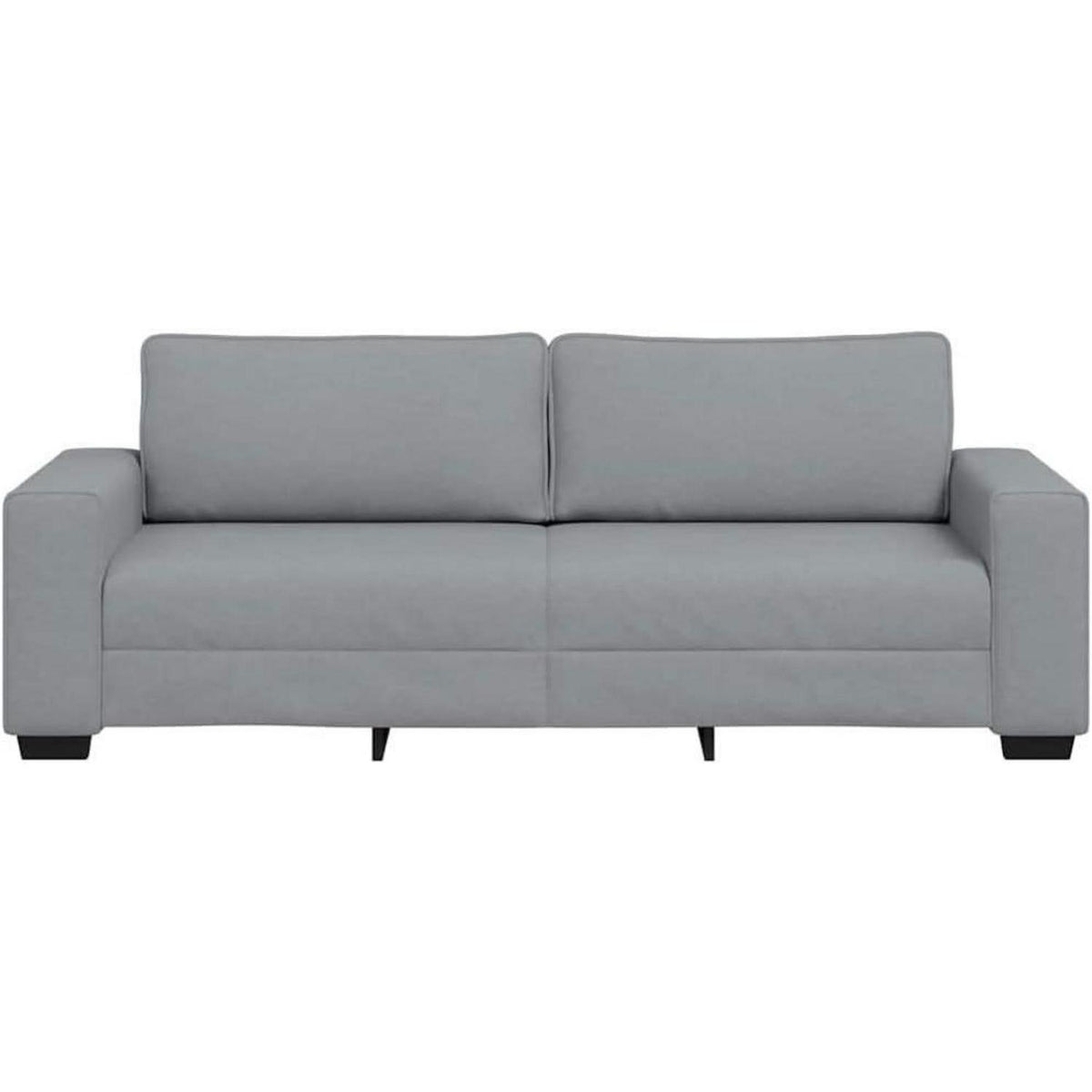 Schlafsessel Bettsofa 3-Sitzer Hellgrau 180 cm