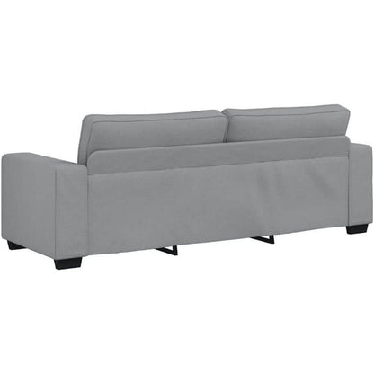 Schlafsessel Bettsofa 3-Sitzer Hellgrau 180 cm