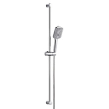 OFFO Duschset Chrom, 3 Strahlarten, 100cm Duschstange