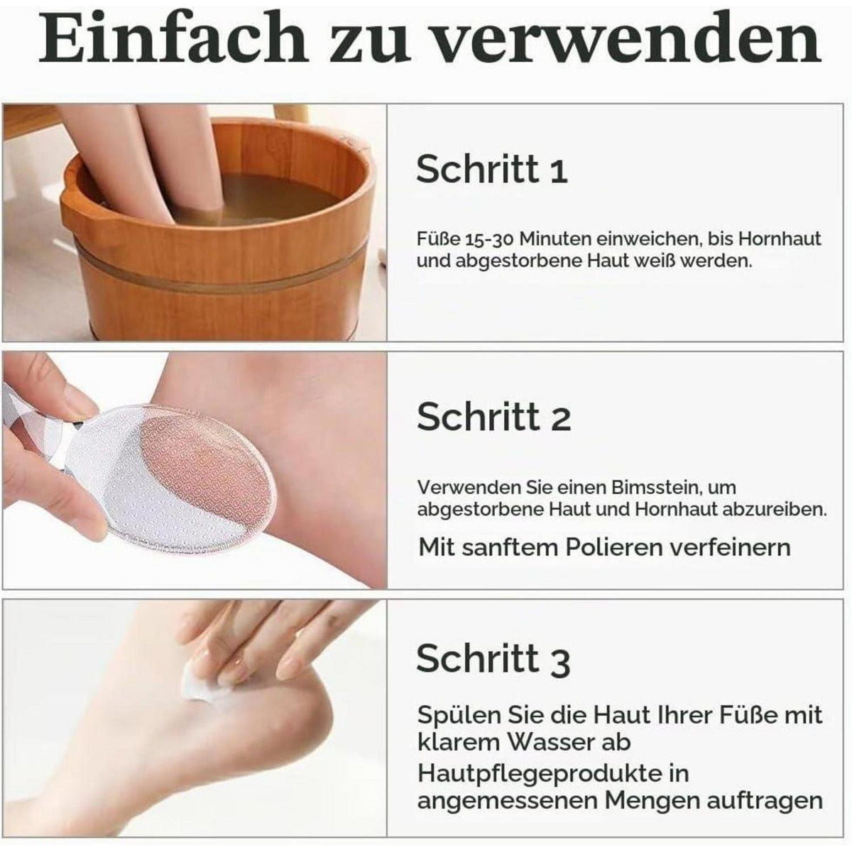 Nano Glas Hornhautentferner 2in1 – Für Weiche Füße & Pediküre