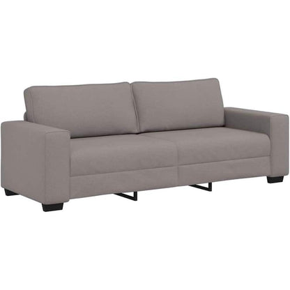 Modernes Sofa mit extra tiefen Sitzen, Taupe 180 cm