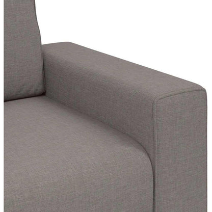 Modernes Sofa mit extra tiefen Sitzen, Taupe 180 cm