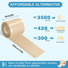 Hydrokolloid Pflaster Rolle wasserfest, 5cm x 5.5m