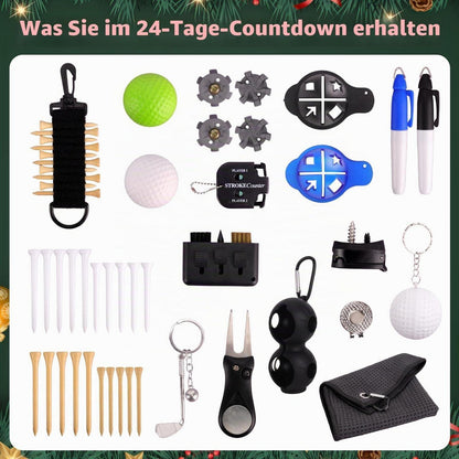 Golf Adventskalender 2026 für Herren mit Golfzubehör