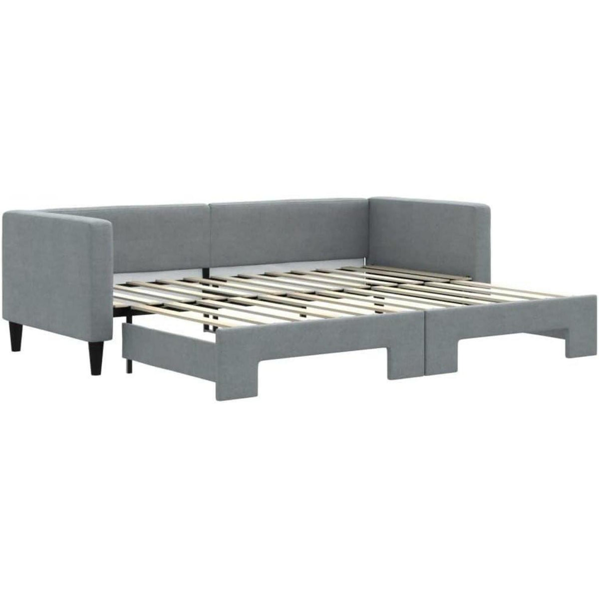 3-in-1 Schlafsofa 80x200 cm mit Bettkasten & Stauraum