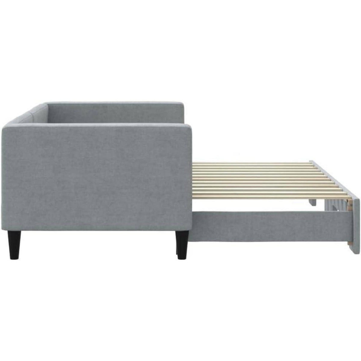 3-in-1 Schlafsofa 80x200 cm mit Bettkasten & Stauraum