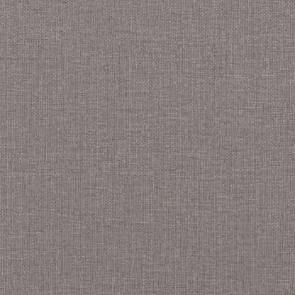 2-Sitzer Schlafsofa mit Bettkasten & Matratze Taupe 100x200 cm