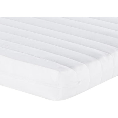 Tagesbett ausziehbar mit Matratze – 2-Sitzer-Schlafsofa 100x200 cm Schwarz