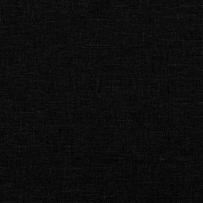 Schlafsofa 2-Sitzer Schwarz – Bett mit Stauraum & Matratze