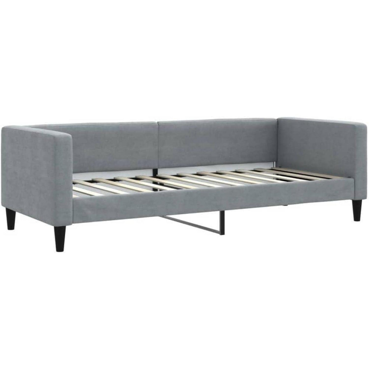Tagesbett ausziehbar mit Matratze & Bettkasten – Schlafsofa 80x200 cm