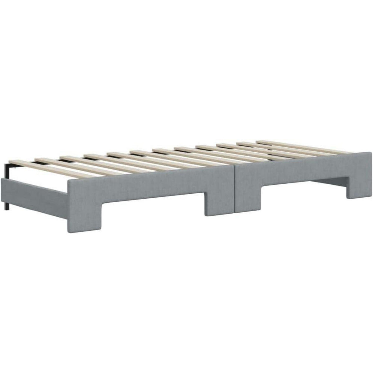 Tagesbett ausziehbar mit Matratze & Bettkasten – Schlafsofa 80x200 cm