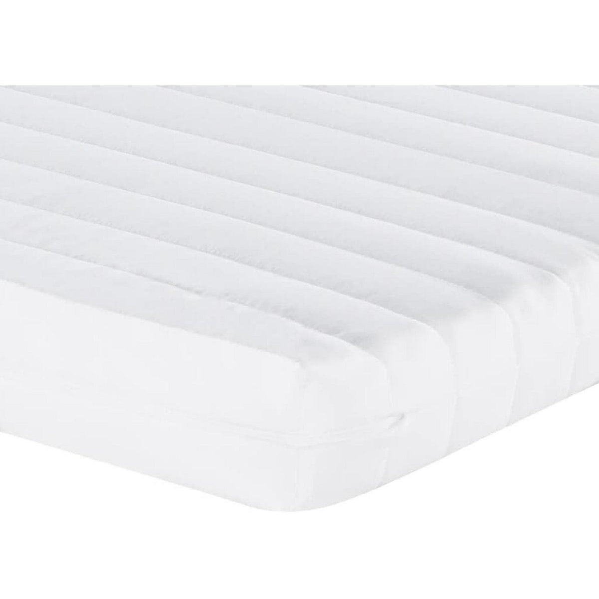 2-in-1 Schlafsofa mit Bettkasten & Matratze – Hellgrau 90x190 cm