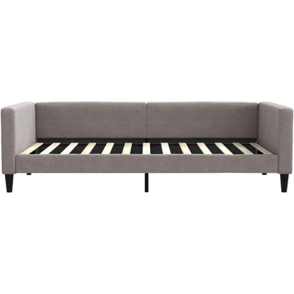 2-Sitzer Schlafsofa mit Stauraum & Bettfunktion, Taupe