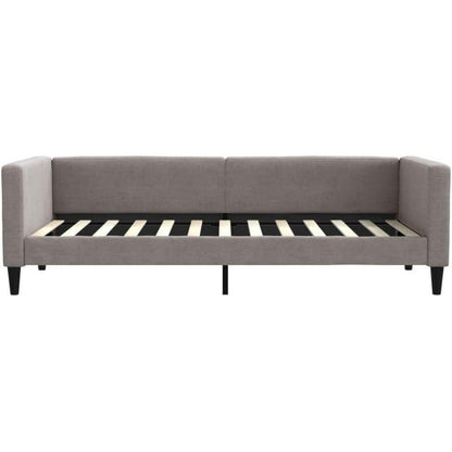 Schlafsofa 2-Sitzer Taupe – Klappsofa mit Stauraum & Bettfunktion