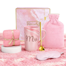 Wärmflasche Geschenkset Rosa mit Tasse & Zubehör