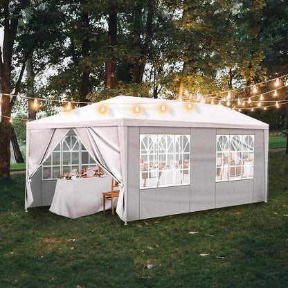 3x3m Pop-up Pavillon mit 4 Wänden – Wasserdicht & Vielseitig