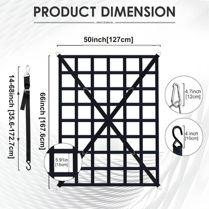 Verstellbares Gepäcknetz für Pickup Ladefläche – 167x127cm