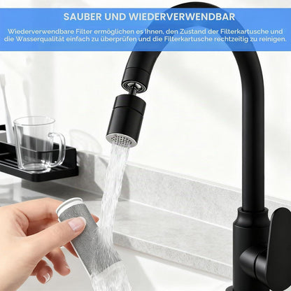 Duschwasserfilter 2er-Set | Kalkfilter Edelstahl 1/2 Zoll