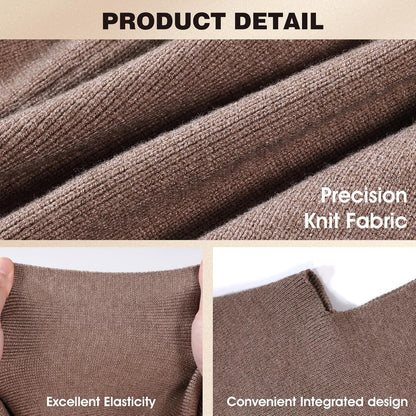 Winter Mützenschal Set Braun – Warm & Vielseitig
