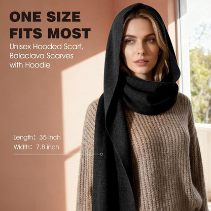 Winter Mützenschal Set 2in1 – Grün, Warm & Winddicht