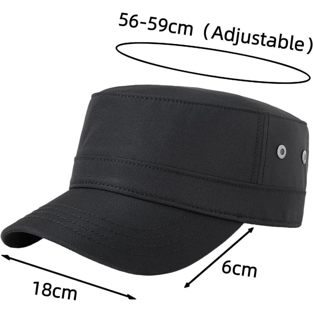 Military Cap Herren – Schnelltrocknend & Verstellbar Khaki