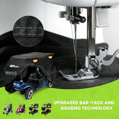 Elektromobil Abdeckhaube 600D Wasserdicht & UV-Beständig XXXL